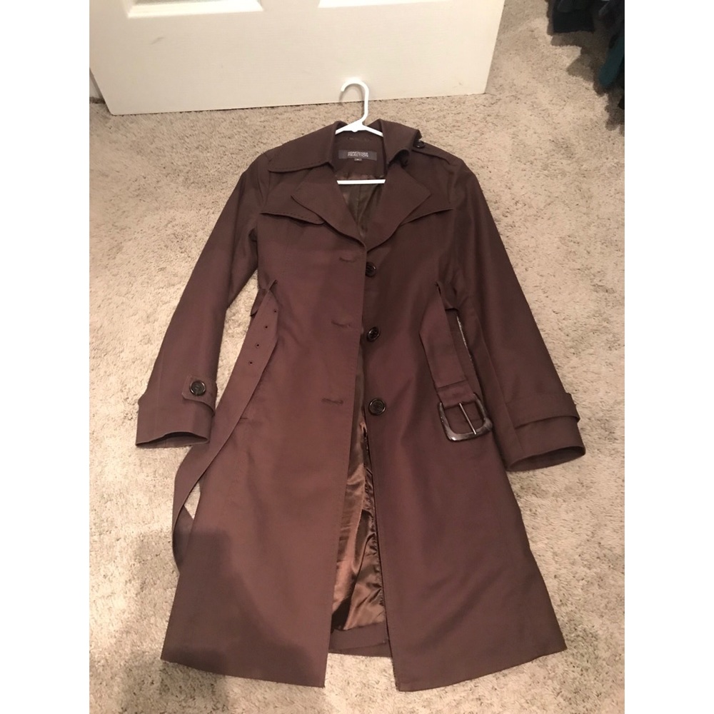 Women’s Kenneth Cole Reaction brown trench coat